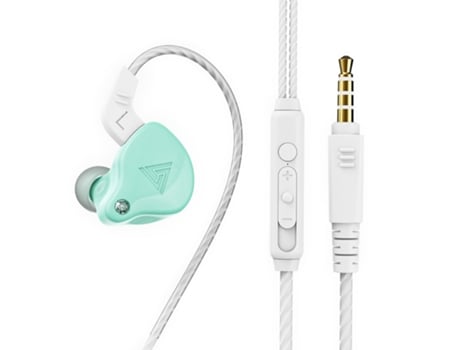 Auriculares ARMORED Qkz Ak6-X com Fio de 3,5 Mm de  Hifi  Verde Conveniente