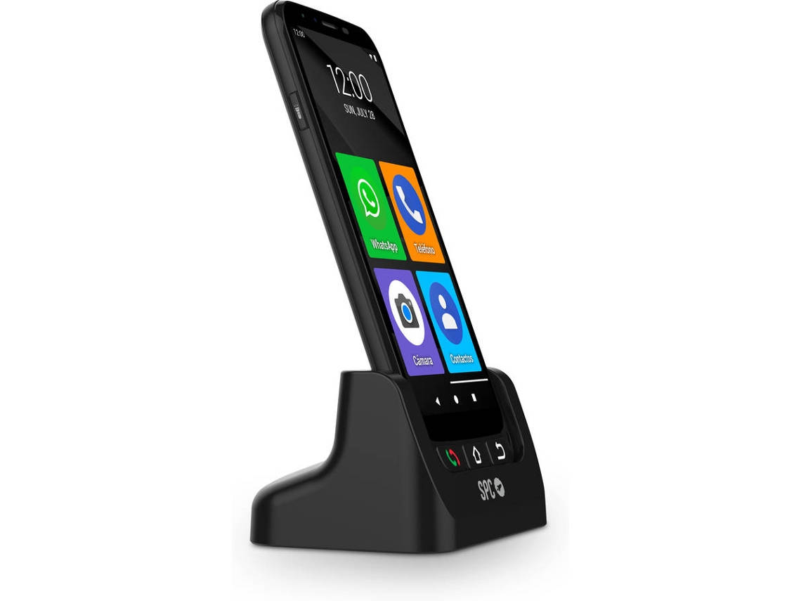 Móvil - Zeus 4G Pro Senior Smartphone SPC, Negro, 32 GB, 3 GB, 5,5 ,  MT6761V Helio A22 2400 mAhmAh