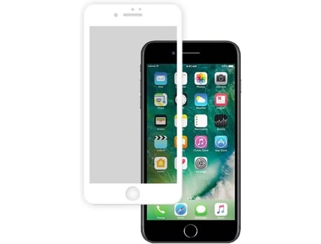 Película Vidro Temperado iPhone 7, 8 WEPHONE ACCESORIOS Completo Branco