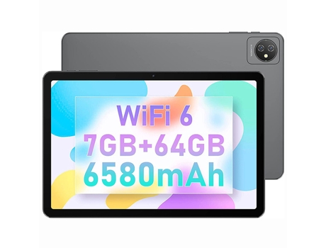 Tablet BLACKVIEW Tab 80 10.1 4Gb-128Gb/Sd 1Tb Id Facial 5G Wifi Sim Duplo  Tablet Pc Cinza