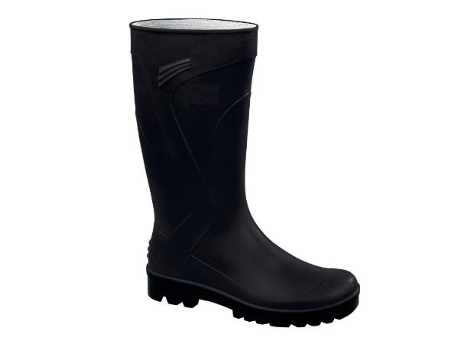 Bota  pvc caña alta negra talla 39-46 t/calzado numero 39