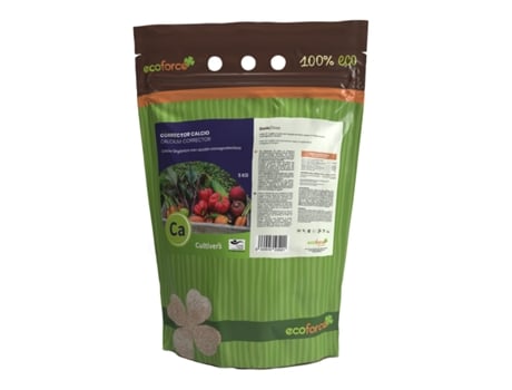 CULTIVERS Adubo Cálcio Ecológico 5 Kg 100% Adubo Solúvel. Corrector de Cálcio de Alta Concentração para Todo o Tipo de Plantas