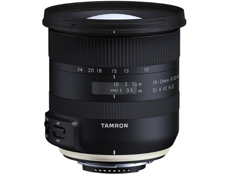 Objetiva TAMRON 10-24MM F/3.5-4.5 DI II VC HLD   (Encaixe: Nikon DX - Abertura: f/22 - f/3.5)