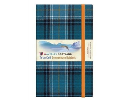 Livro blue loch waverley tartan notebook/journal: large: 21 x 13cm de ron grosset (inglês)