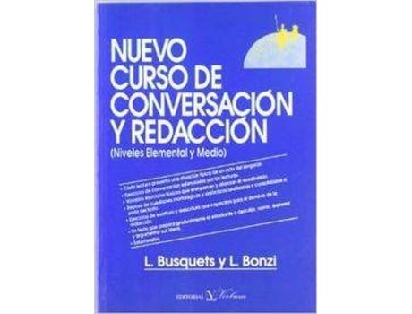 Livro Nuevo Curso Conversacion de Busquets (Espanhol)