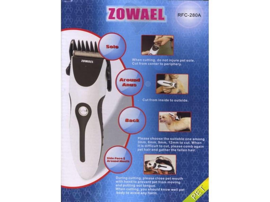 Zowael pet hotsell hair trimmer