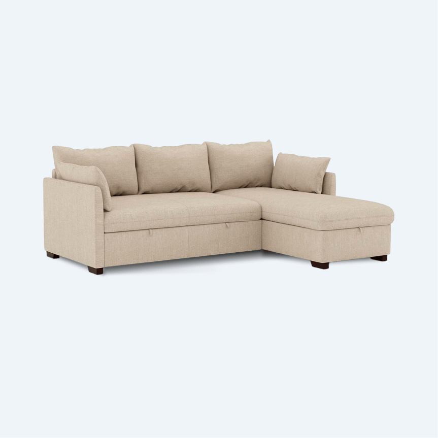 Sofá Relax 2 Plazas VENTE-UNIQUE Canby (Marrón - 133x90x95 cm)