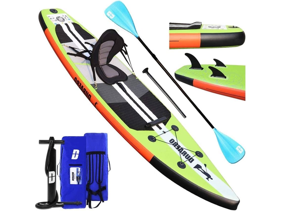 Conjunto de Stand Up Paddle DURAERO com Acessórios (Verde