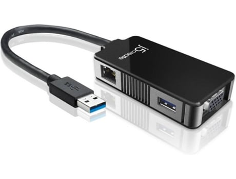 Adaptador J5 CREATE JUA370 (VGA - Preto)