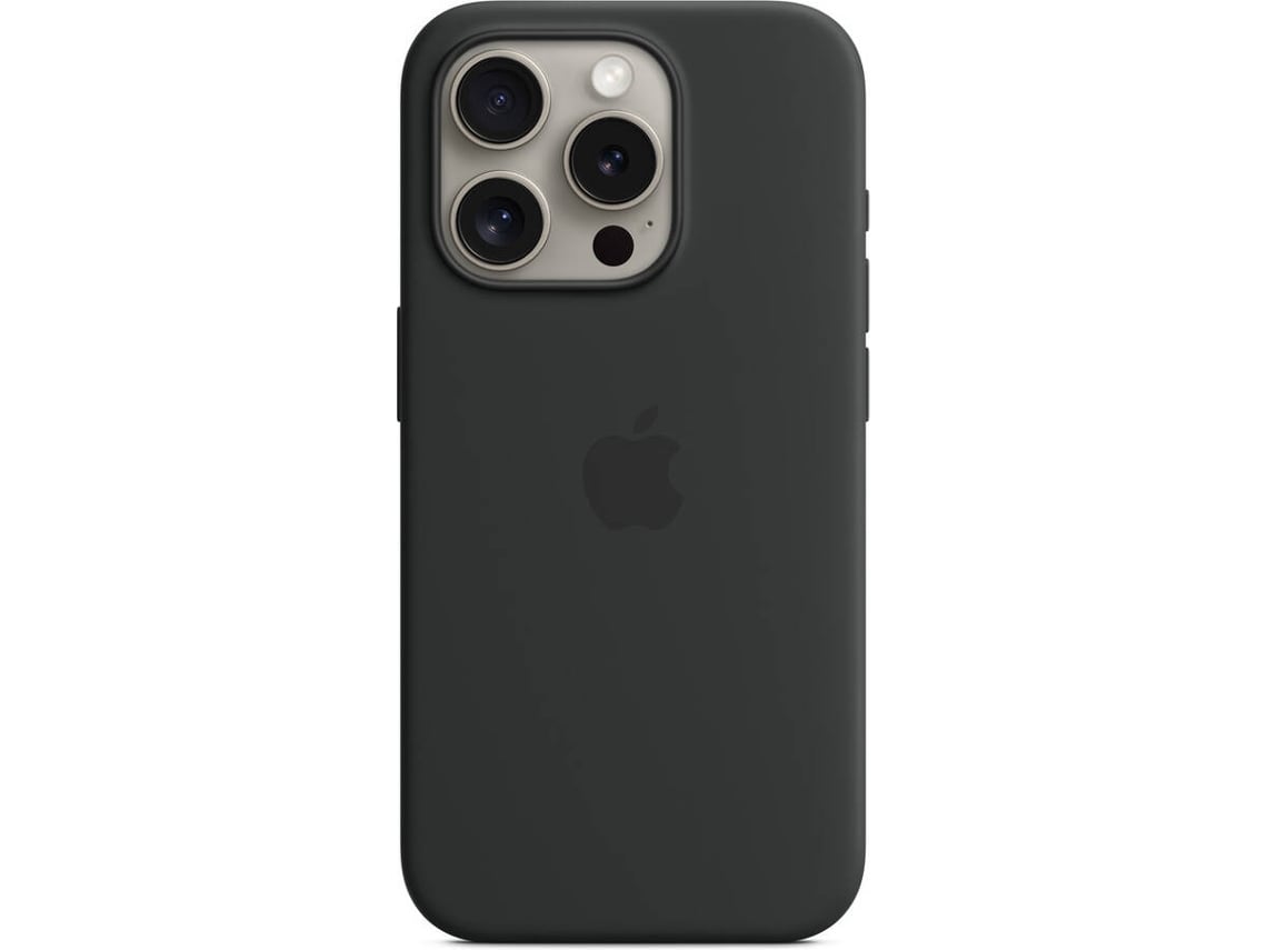 Capa Silicone Líquido iPhone 15 Plus Preto – Smartmobile