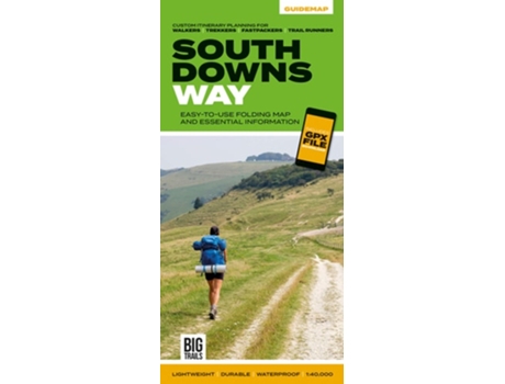 Livro South Downs Way de Vertebrate Publishing (Inglês)