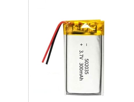 1 Peça Bateria Lipo Recarregável 502035 3.7V 300Mah Lipo para Auriculares Bluetooth Relógios Inteligentes Pos Dispositivos Médicos