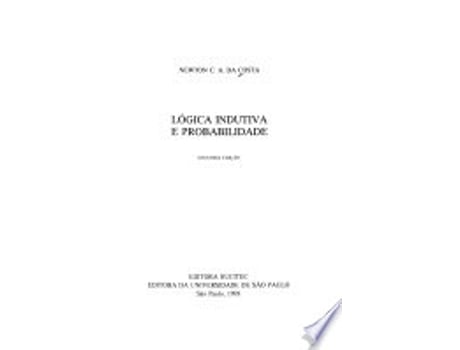 Livro Lógica Indutiva e Probabilidade de Newton da Costa (Português do Brasil)