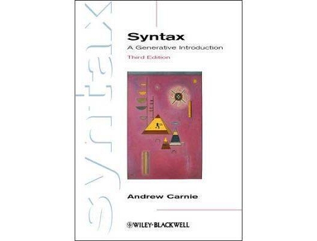 Livro Syntax A Generative Introduction de Carnie, Andrew (Inglês)