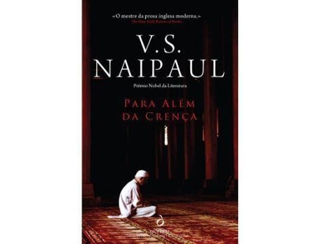 Livro Para Além da Crença de V. S. Naipaul (Português)