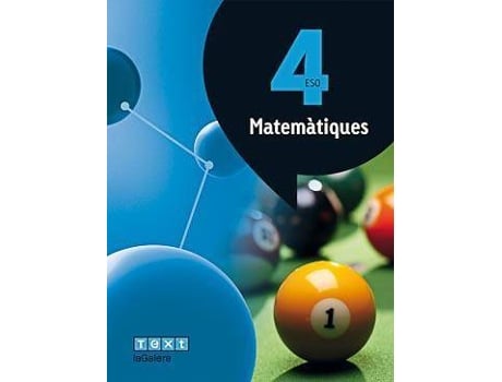 Livro Atòmium, matemàtiques, 4 ESO de Lluís Díez Sardà, Joan Miquel Rigual (Catalão)