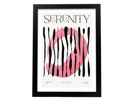 Póster Artemante NACNIC Pop. Serenity Ilustrações artísticas modernas para decoração de interiores.