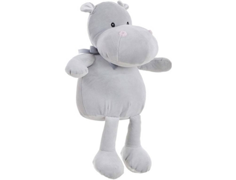 Peluche  Hipopótamo Extra suave (Cinzento - 45 cm)