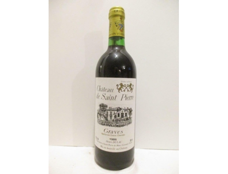 Vinho Tinto CHÂTEAU DE SAINT-PIERRE 1986 (75 cl - 1 unidade)