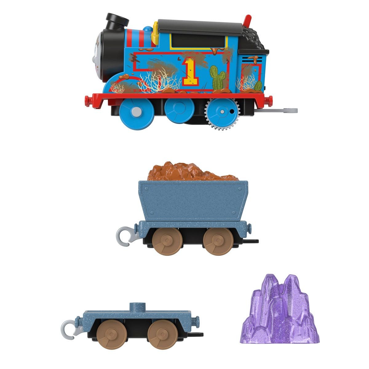 Fisher-Price Thomas e Seus Amigos Locomotivos Thomas Cuevas de Cristal  (Idade Mínima Recomendada: 3 anos)