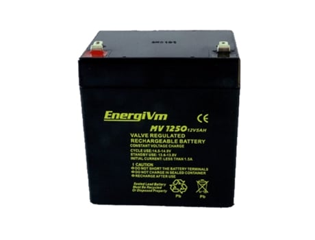 Bateria de Chumbo ENERGIVM 12V 5Ah Mv1250