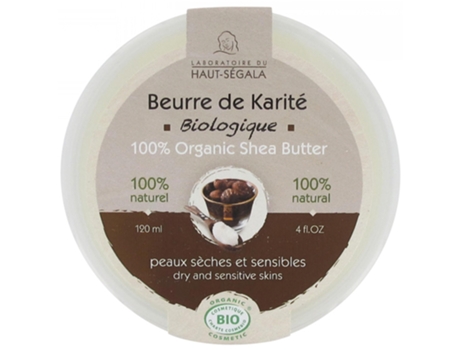 Manteiga de Karité Orgânica 120 ml LABORATOIRE DU HAUT-SÉGALA