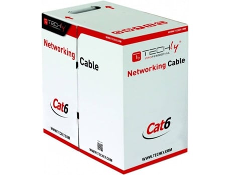 Cabo de Rede INTELLINET (RJ45 - 305 m - Cinzento)