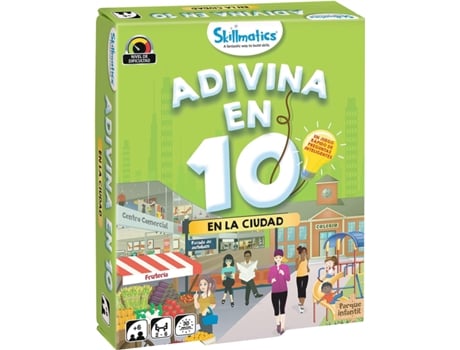 Jogo Coletivo LUDILO Adivinhe Em 10! Em Casa City Guessing Game