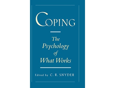 Livro Coping de C R Snyder (Inglês - Capa Dura)