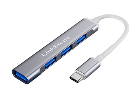 Adaptador LINKSTONE C330A 4In1 Type-C a 3Usb2.0 Usb3.0 para Huawei Mate40/P50 S20