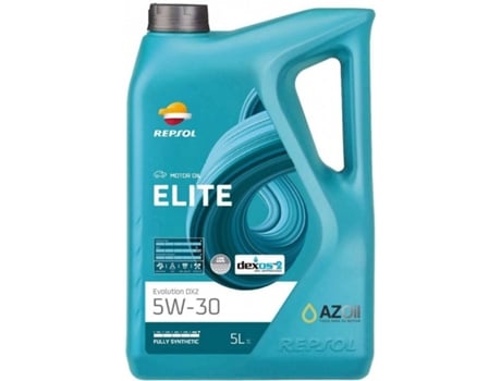 Lubrificante REPSOL Elite Evolution DX2 (GM-MB) 5W30 (5L)