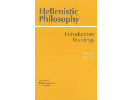 Livro hellenistic philosophy de edited by lloyd p gerson brad inwood (inglês)