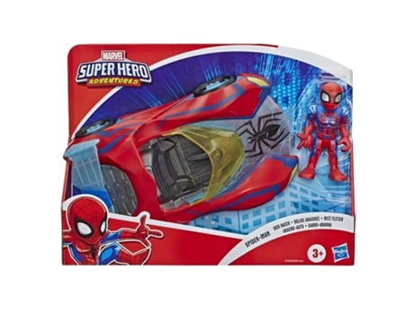 Figura de Ação  Spider-Man Web Racer com carrinho