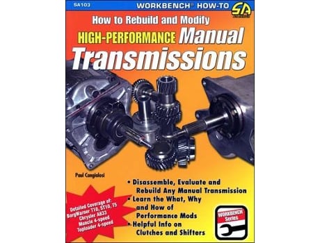 Livro how to rebuild & modify high performance manual transmissions de paul cangialosi (inglês)