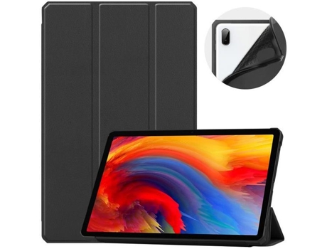 Estojo Lenovo Tab P11 Tb-J606F/ Lenovo Pad Plus Tb-J607F Capa Couro Pu & Tpu Capa À Prova de Choque Lenovo Tab P11/ Pad Plus 11 Preto