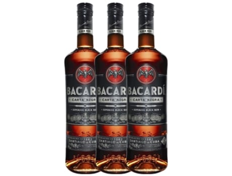 Rum BACARDÍ Bacardí Carta Negra (0.7 L - 3 unidades)