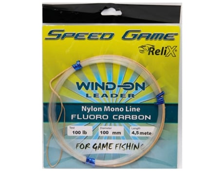 Relix Wind On Leader Fluorocarbon Transparente 0.900 mm