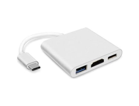 Adaptador INECK Usb Tipo C para Hdmi Tipo C para Hdmi Usb 3.0 Usb C 3 em 1 Adaptador Multiporta para Macbook-Macbook Pro-Samsung