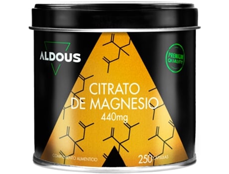 Citrato de Magnesio Aldous 250 Cápsulas ALDOUS BIO