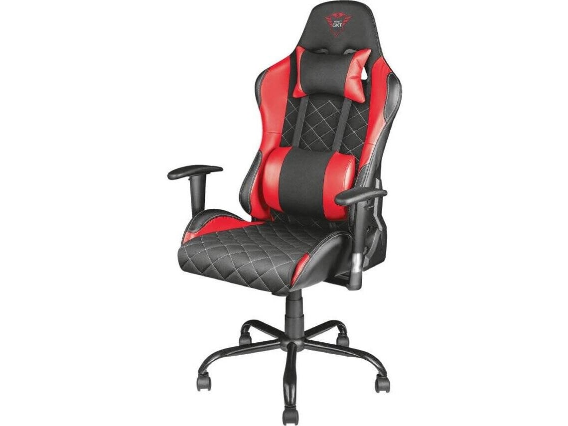 Cadeira Gaming TRUST GXT 707R Resto 22692 Elevador Classe 4 Vermelho Worten.pt