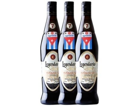 Rum LEGENDARIO Legendario Elixir De Cuba 7 Anos (0.7 L - 3 unidades)