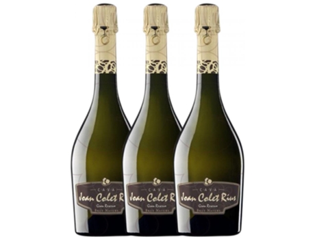 Espumante JOAN COLET RIUS Joan Colet Rius Brut Nature Cava Gran Reserva (0.75 L - 3 unidades)