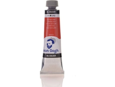 Óleo Van Gogh, 40 ml, Vermelho Aço Claro