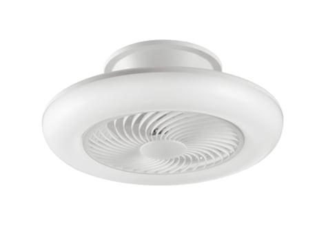 Plafon Led Aliseo 40W Branco com Ventilador de 3 Velocidades com Wi-Fi Inteligente e Controle Remoto