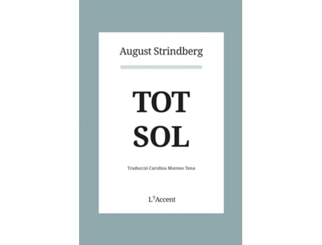 Livro Tot Sol de August Strindberg (Catalão)