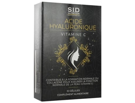 Ácido Hialurônico Vitamina C 30 Cápsulas S.I.D NUTRITION