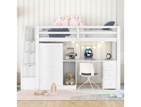 Beliche Cima Escada UYTIE HOME Branco (160x90X200CM)