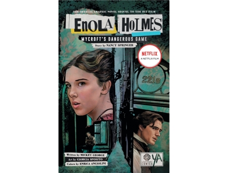 Livro Enola Holmes Mycrofts Dangerous Game de Springer e Nancy (Inglês)