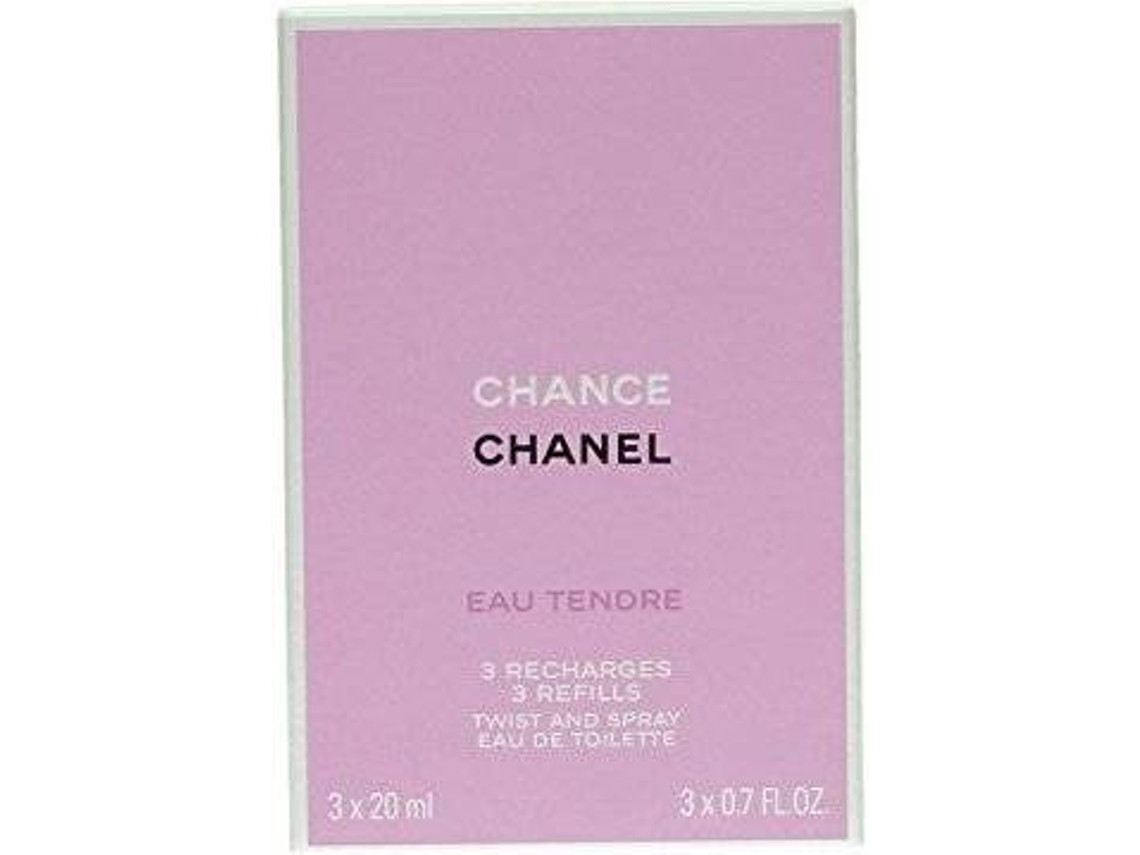Perfume CHANEL Chance Eau Tendre Recarregamento 3X Eau de Toilette