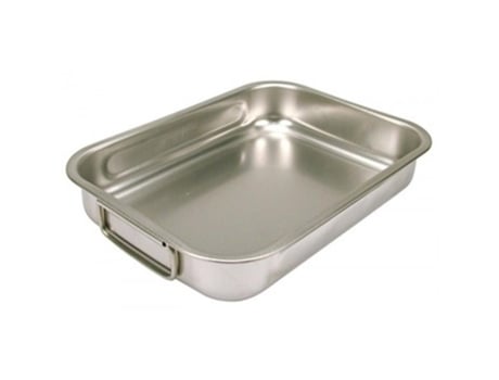 Assadeira de Aço Inoxidável STEEL PAN (30X22cm)